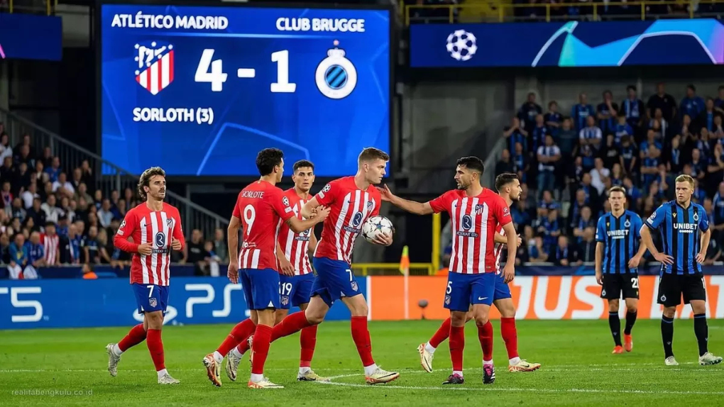 Atletico Madrid giành vé vòng 1/8 sau chiến thắng ấn tượng 7-4